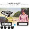 Smart Car Tire Pressure Security Alarm Monitoring System TPMS 4 Sensors Smart Solar Display Tire Pressure Temperature Warning