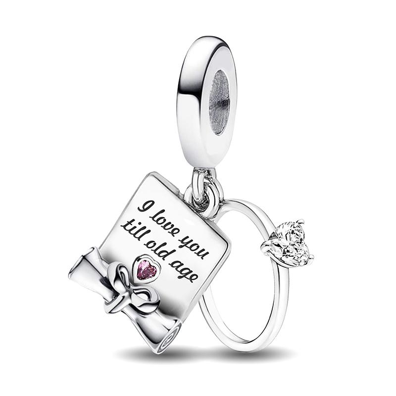 Медные Звезды Сердце Подсолнух Бусины для безопасности автомобиля Подходят для изготовления ожерелья из бусин-шармов своими руками Подарок из высококачественной бижутерии