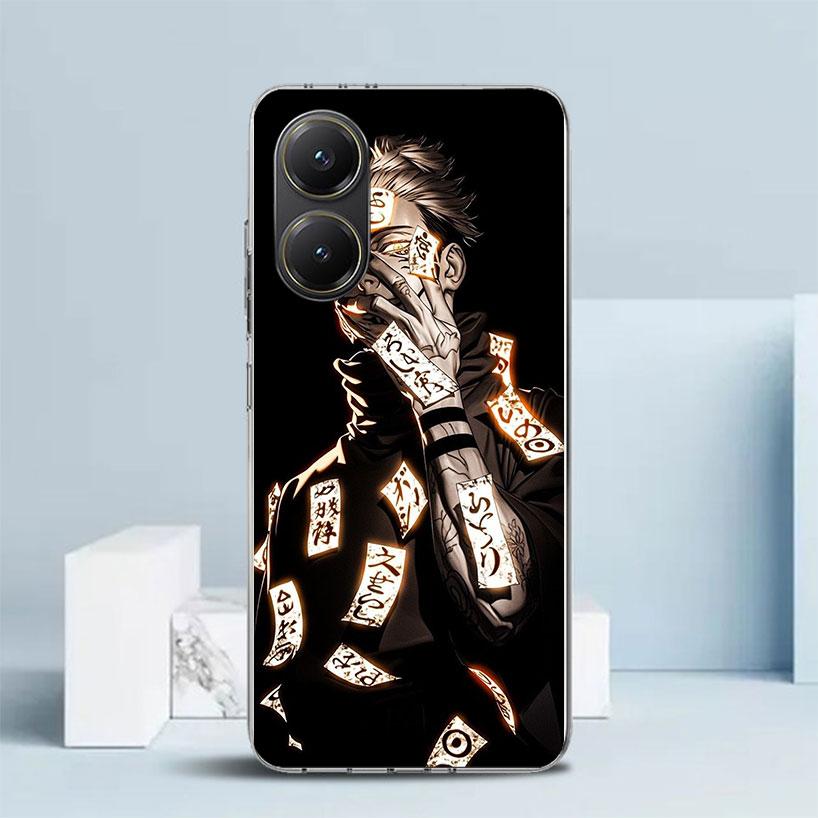 Kaisen J-Jujutsu Рёмен Сукуна Чехол для телефона Для Xiaomi Poco F7 Ultra X5 X6 X7 Pro M7 Redmi 15C 15 13C 13 12C 12 10C 10 10A 9 9C 9A
