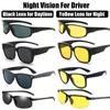 Car Night Vision Sunglasses Safety Day Night Driving Men Women Windproof Goggles Unisex Sun Glasses Non Polarized Glasses