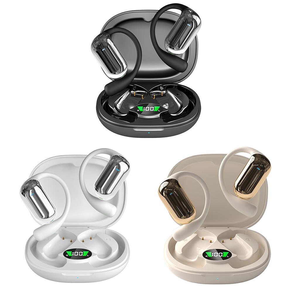 Bluetooth-Compatible 5.3 AI Translation Earbuds Noise Cancelling Translator Headphones Wireless Earbuds for Travel and Business