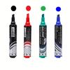 4pcs Push-Button Liquid Ink Whiteboard Marker Pen, Vibrant, Quick-Drying, Low-Odor, Chisel Tip, for Whiteboards, Office