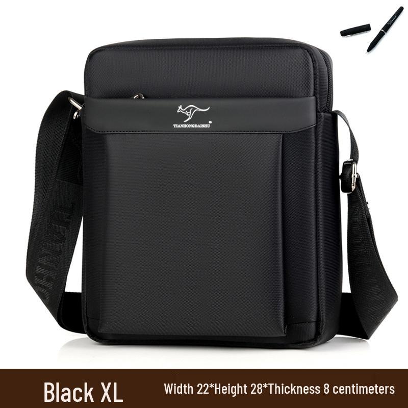 Мужская однолямочная сумка через плечо из холста, Новый 2025 Оксфордский рюкзак для поездок на работу, Компактная персональная портативная сумка