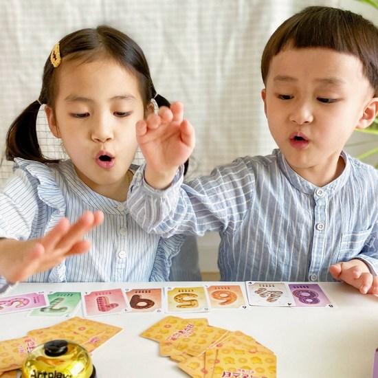 Gulp Monster Number Board Game Childrens Toddler Math Operations Number Learning Card, Popular Korean Game
