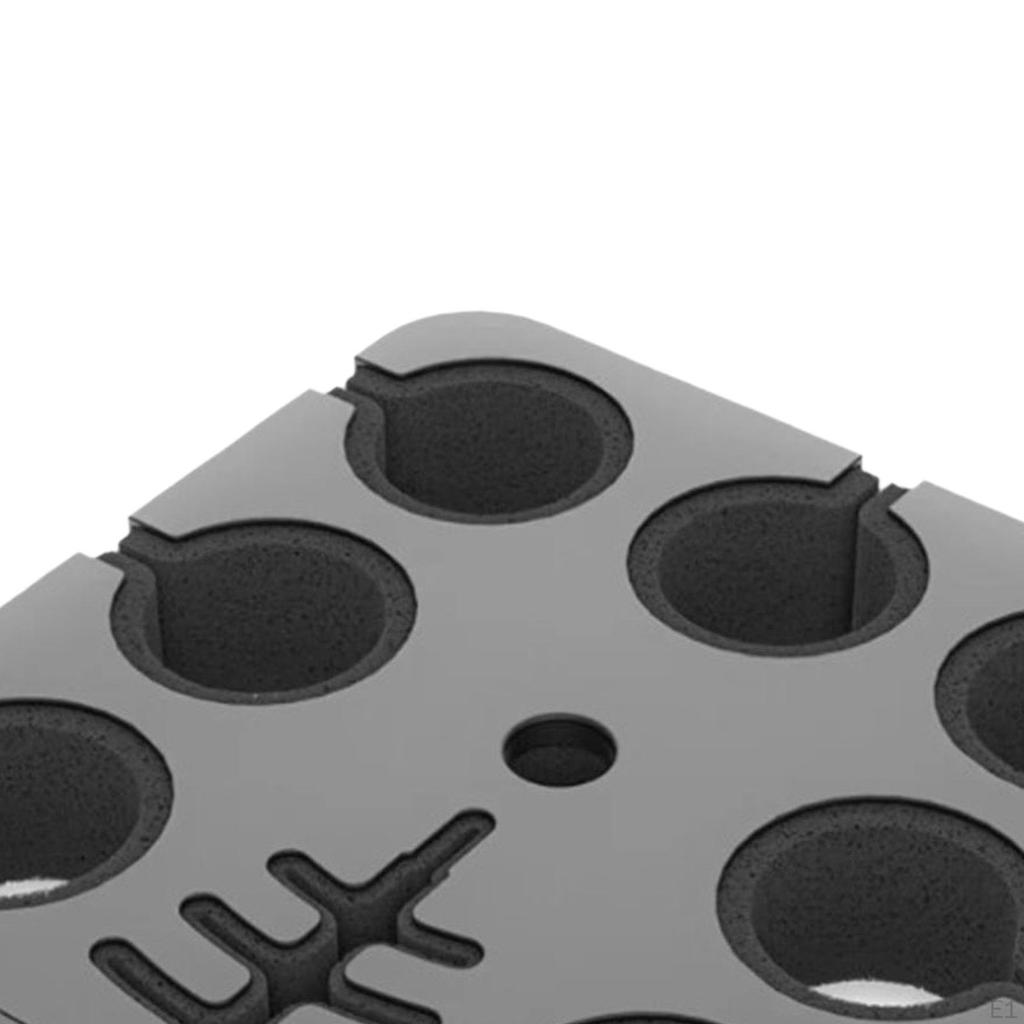 Multi Holder Square Tray Attachment Easy Installation Cable Hanger Organizer for Djs Mic Stand Holds