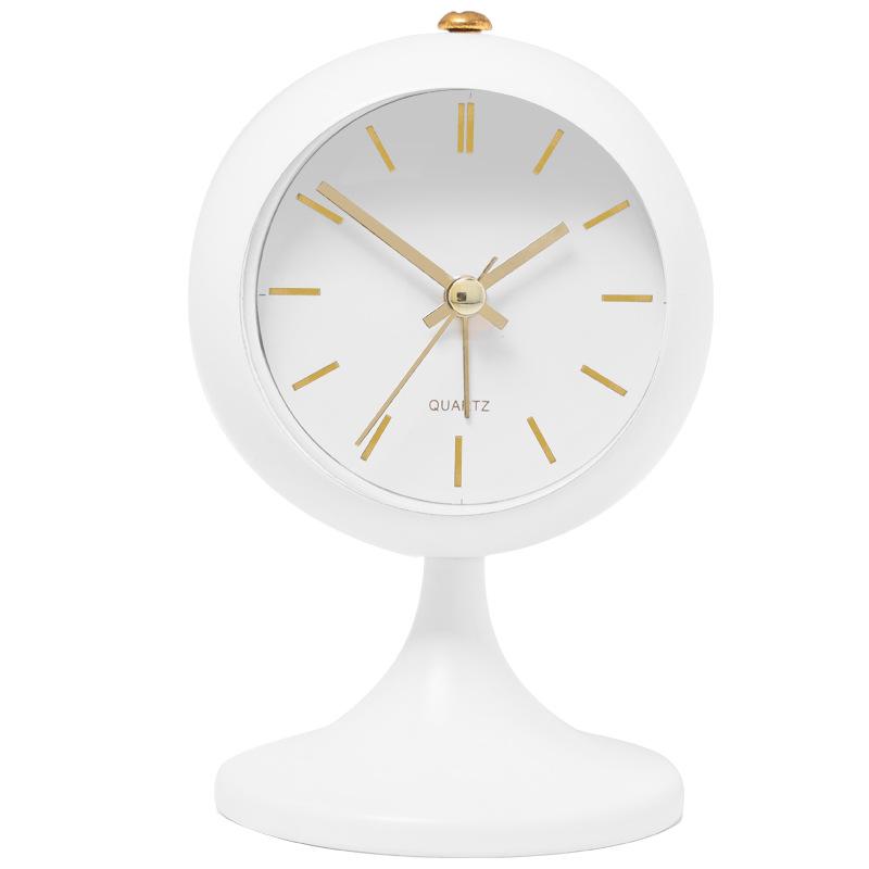 Ретро аналоговый будильник тихие нетикающие прикроватные часы для спальни домашнего офиса