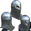 Historical Medieval Viking Helmet Battle Armor +18G Steel with Chainmail X-MAX