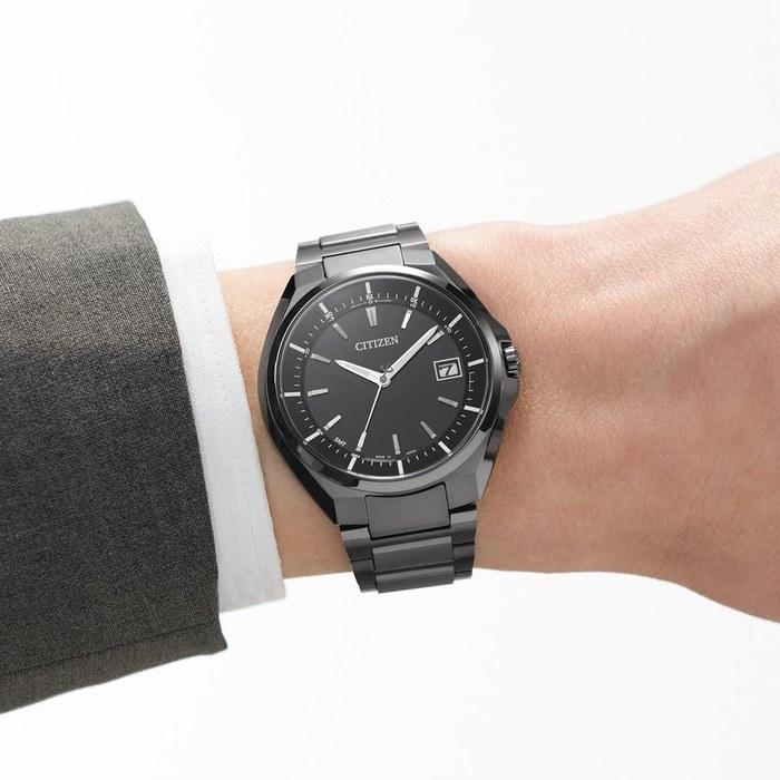 [Citizen] ATTESA CB3015-53E Мужские радиочасы Eco-Drive - Полностью черные