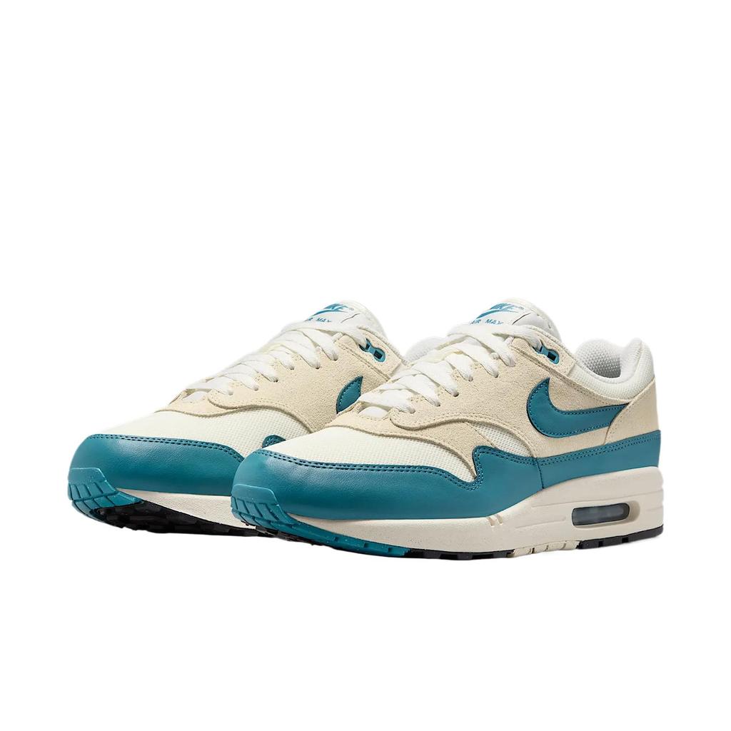 Nike Air Max 1 Essential Smokey Blue Men Sneakers Soft-Pearl Light-Khaki Black FZ5808-011