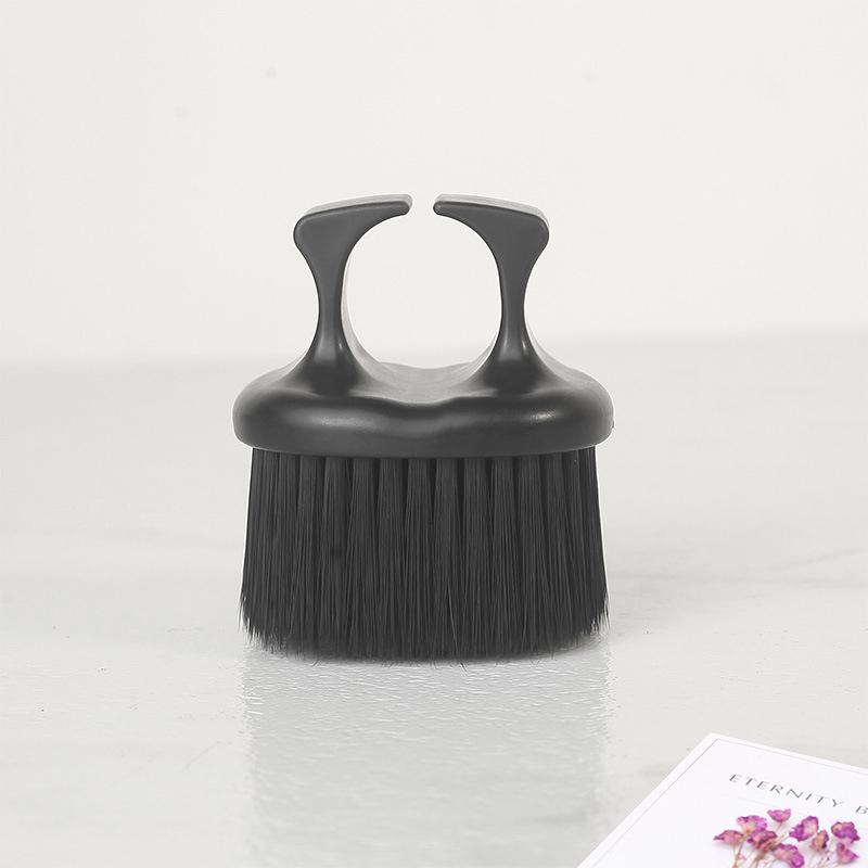 Hair Salon Professional Hair Cutting Cleaning Hair Brush Hairdressing Neck Brush Beard Styling Brush Ring Beard Brush