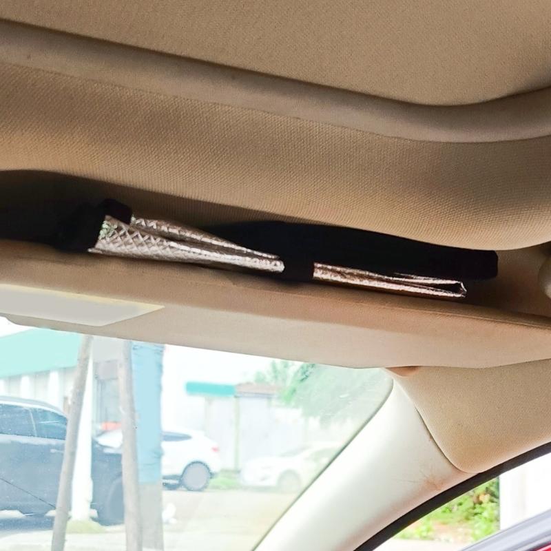 Солнцезащитный козырек на рулевое колесо, солнцезащитный козырек на рулевое колесо, складной чехол из алюминиевой фольги с защитой от нагрева, 18,5 x 16 дюймов