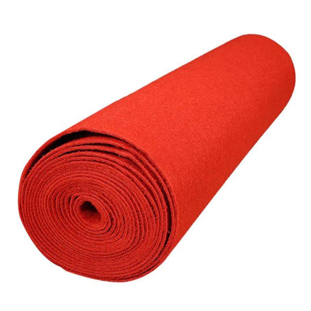 Red Carpet Anti Slip Decoration 1M Wide 20M Long Wedding Carpet Red Aisle Runner for Birthday Indoor Party Baby Shower Banquet