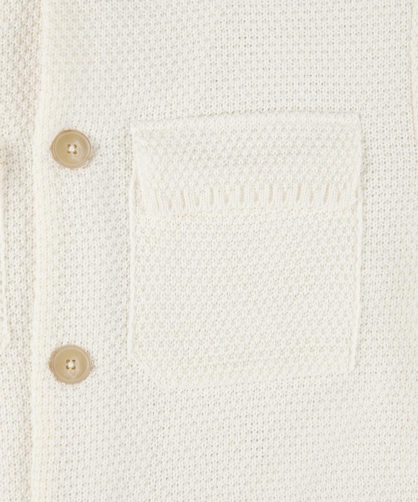 Panicale Ivory Pocket Knit Cardigan