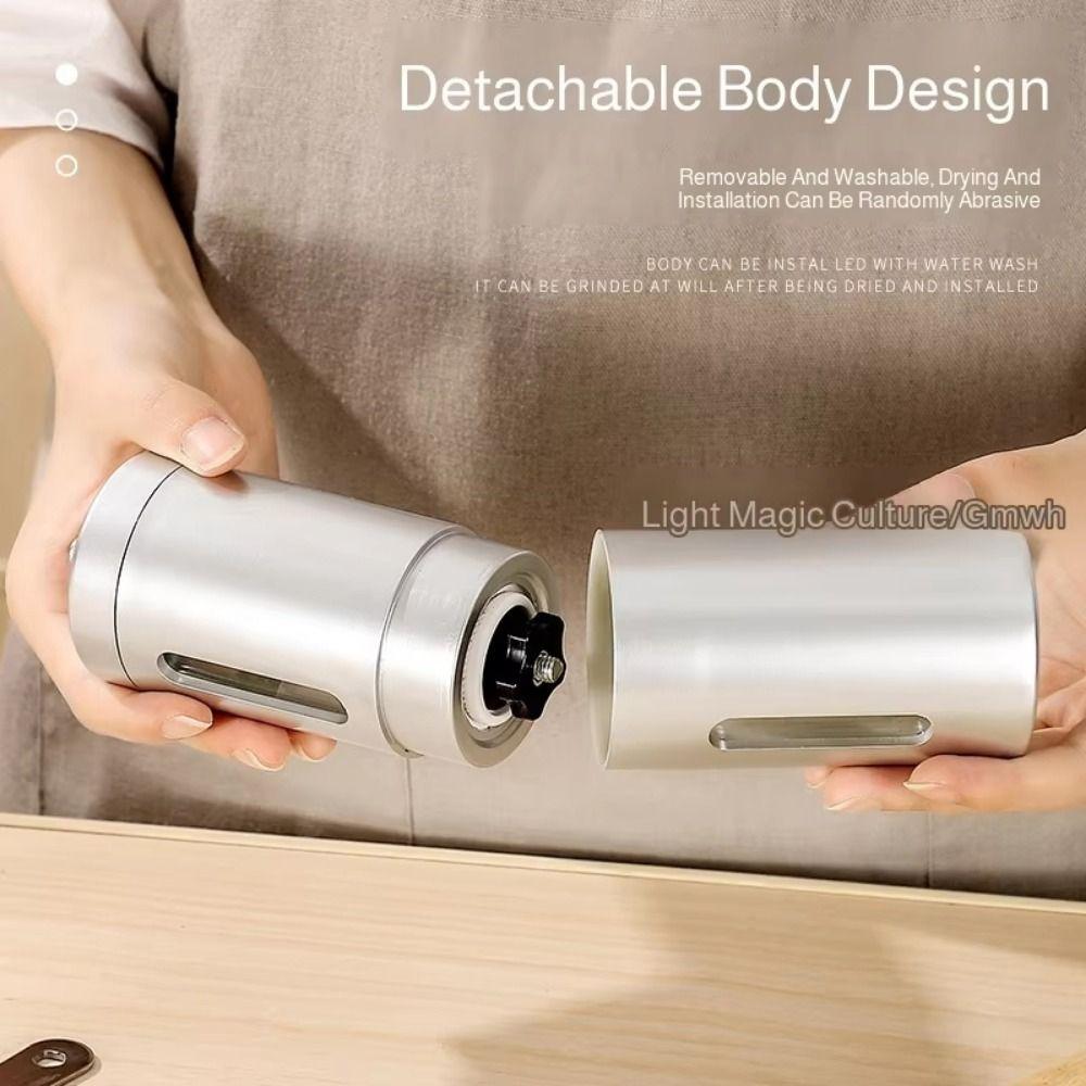 Detachable Hand Coffee Mill Portable Coffee Grinding Machine Manual Coffee Grinder  Bean Grinding