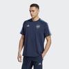 Adidas Arsenal France Capsule Collection Letter Print Three Stripes Short Sleeve Football Shirt Men Tops Navy-Blue HZ9992