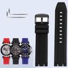 Спортивный Силиконовый Каучук Для Tissot Racing Серии T115417A Специальный Двухпазовый Ремешок Для Часов T115.427 Мужские Часы Браслет
