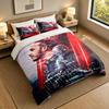 3Pcs Bedding SetLewis Hamilton Soft Bed Sheet and Two Pillowcases Home Bedroom Decor