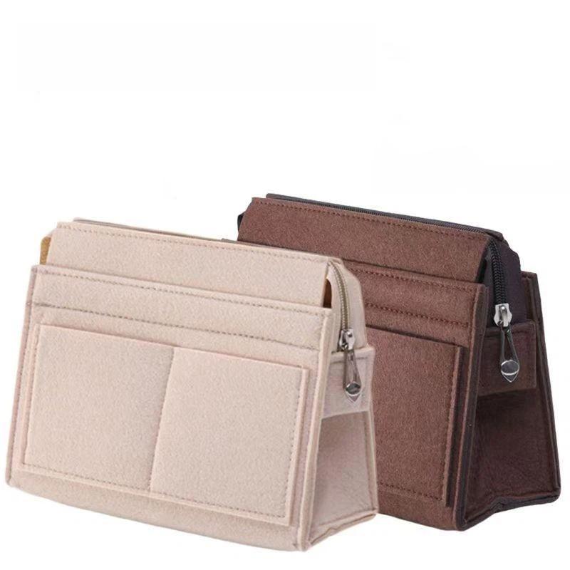 Purse Organizer Insert, Multi-Pocket Felt Bag Organizer For Handbag Tote Bag Purse Organizer