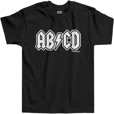 Футболка Threadrock для маленьких мальчиков ABCD, младенцы и малыши