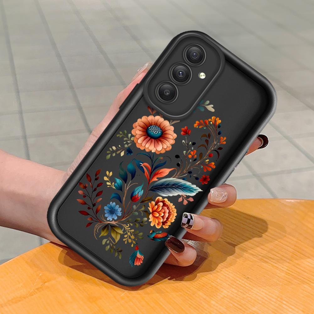 Мягкие силиконовые квадратные лестницы с мультяшным узором, полное покрытие, защита камеры, противоударный чехол для Huawei Honor Xiaomi Redmi Samsung