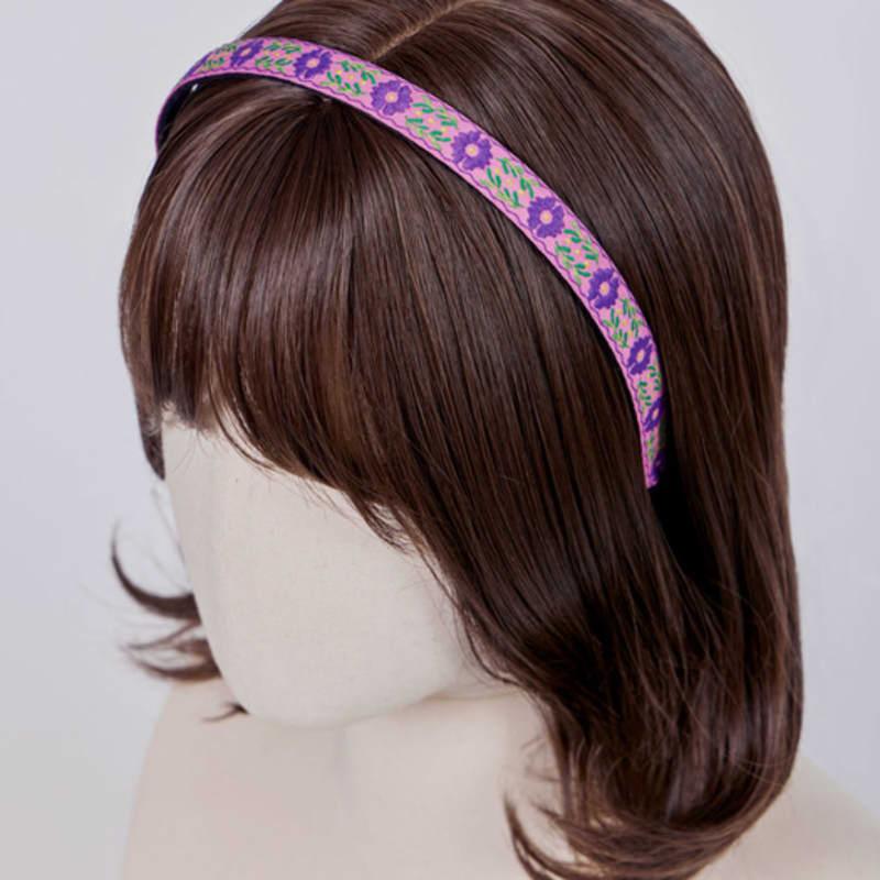 Ободок для волос MAIA с цветочной лозой (Выберите 2) - Вино