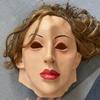 Long Hair Beauty Latex Mask, Party Mask