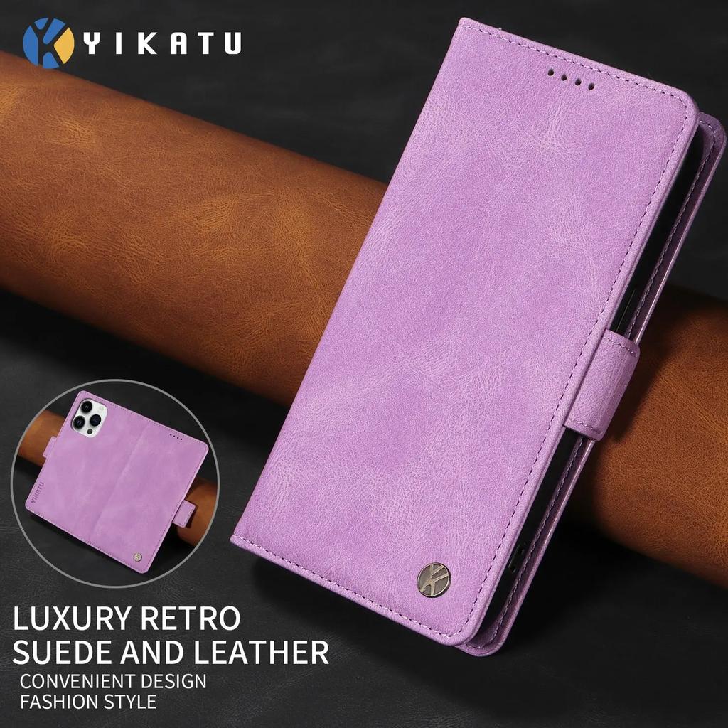 Чехол с боковой пряжкой для RedMi Note 14 Pro 13 Plus 14R 12 12R 12T 11 11T 11S Pro Plus 4G 5G Cover coque Flip Wallet Phone Covers