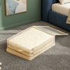 2Pcs PVC Clothes Quilt Storage Bag Transparent Foldable Blanket Pillow Storage Container Large Capacity Dustproof