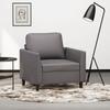 VidaXL Armchair, Relaxation Chair with Cushion, Seat with Armrests and Backrest, Living Room TV Armchair, Modern, Grey 359325