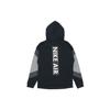 Nike Флисовая толстовка с молнией во всю длину и принтом логотипа Air, мужская куртка, черная CD9223-010