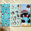 Полотенце P-Pingu-U, Пляжное полотенце, Быстросохнущее, Впитывающее, Банное полотенце для плавания, спортзала, кемпинга, отдыха на природе