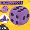Soft Sponge Solid Dice Sponge 3.8cm Dot Dices Vent Toy Foam Dot Dice  Boys