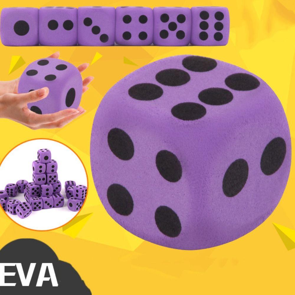 Soft Sponge Solid Dice Sponge 3.8cm Dot Dices Vent Toy Foam Dot Dice Boys