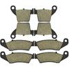Передние и задние тормозные колодки для мотоцикла С CRF 250R 450R CRF250R CRF450R CRF250X CRF450X CR125R CR250R CRF230F CRF450L 2004-2023 Универсальные(Фронт