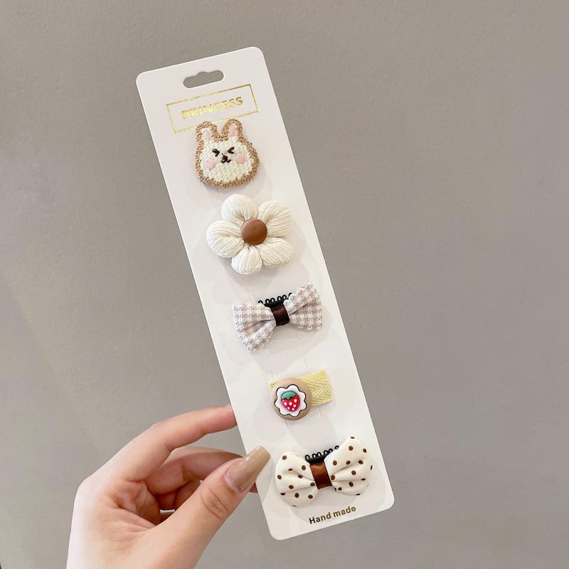 Pastoral Style Floral Butterfly Bow Hair Accessories for Children