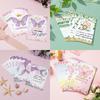 Invitation Thank You Card Baby Gifts Card Mermaid Butterfly Birthday Party Decor Kids Baby Shower Jungle Suppies Invitation Card