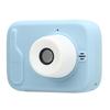 Детская камера 2 дюйма 20 МП Двойные передняя и задняя камеры Портативная мини цифровая видеокамера для малышей со вспышкой Синяя