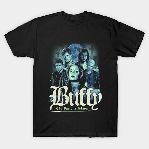 Men Black Print T-shirt Buffy No-Cut Heat Transfer Print Cotton Tshirt
