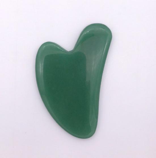 Набор из розового кварца: роллер для лица и гуа ша в форме сердца - двусторонний массажер для глаз и инструмент для лифтинга.