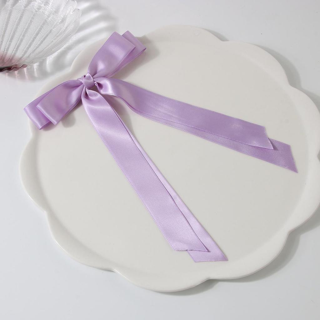 Заколка-уточка с бантом в балетном стиле 4 см: Дофаминовый Сладкий Плетеный Аксессуар для Волос