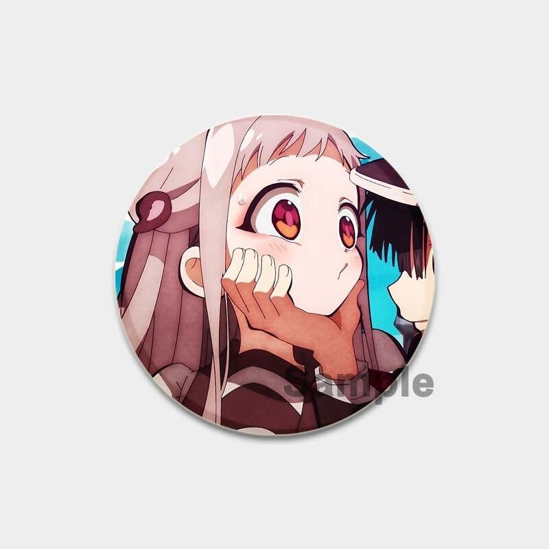 58 мм значки в стиле аниме Hanako Kun на унитаз, аксессуары для рюкзака NENE, значки манги, булавки, мультяшные броши для одежды, сумка, декор, подарки