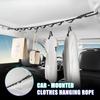 10KG Bearing Capacity Car Clothesline Rope Design Clothes Storage Hanger  Car Interior Use