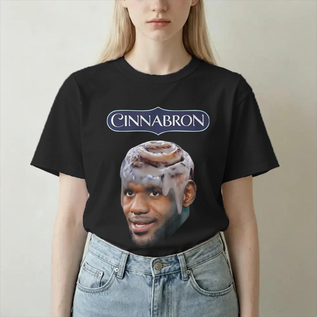 Unisex Unisexs Tshirt Cinnabron Funny Meme Vintage 100 Cotton Tees Short Sleeve T Shirt Round Collar Tops Printed