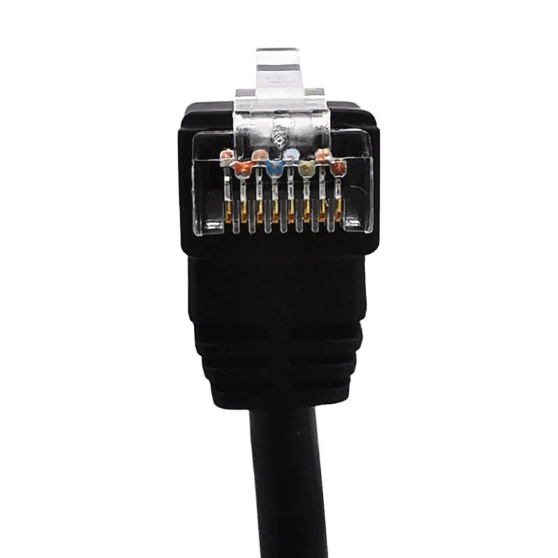 Сетевой кабель-удлинитель Cat6 RJ45 Ethernet для быстрой гигабитной передачи данных и экономии места