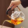 Жаропрочное стеклянное чайник для кипячения