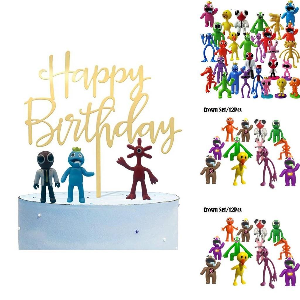 Набор фигурок Roblox Rainbow Friends для украшения детского торта на день рождения