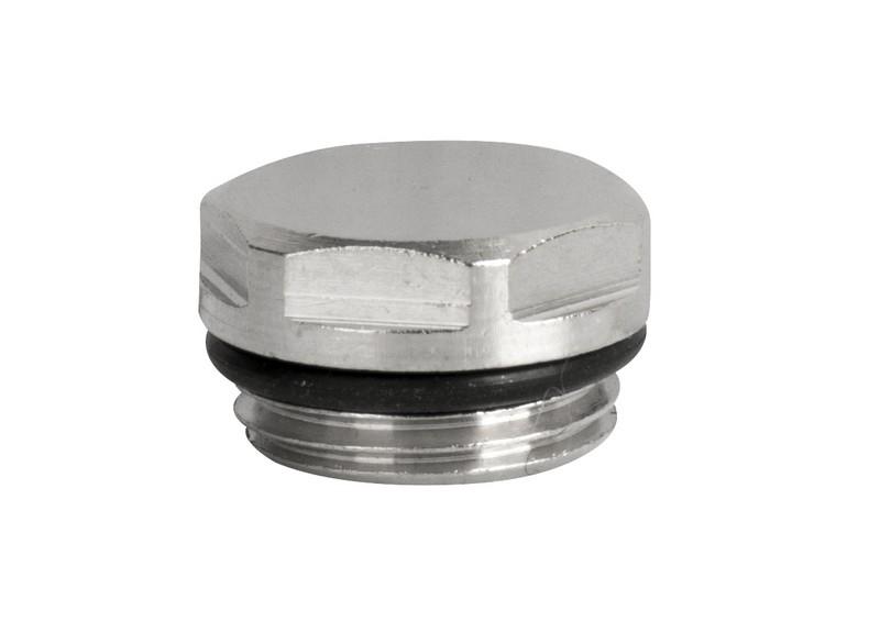 Plug 1/2' For Steel Radiator Chrome - D556-1/2.Ch.