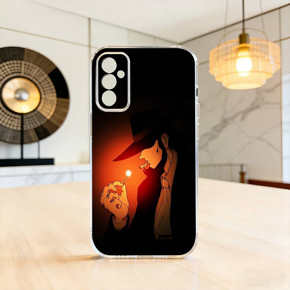 Lupin the Third Daisuke Jigen Phone Case Transparent Silicone Soft For SamsungA10,12,20,21S,30,31,40,50,51,52,70,71