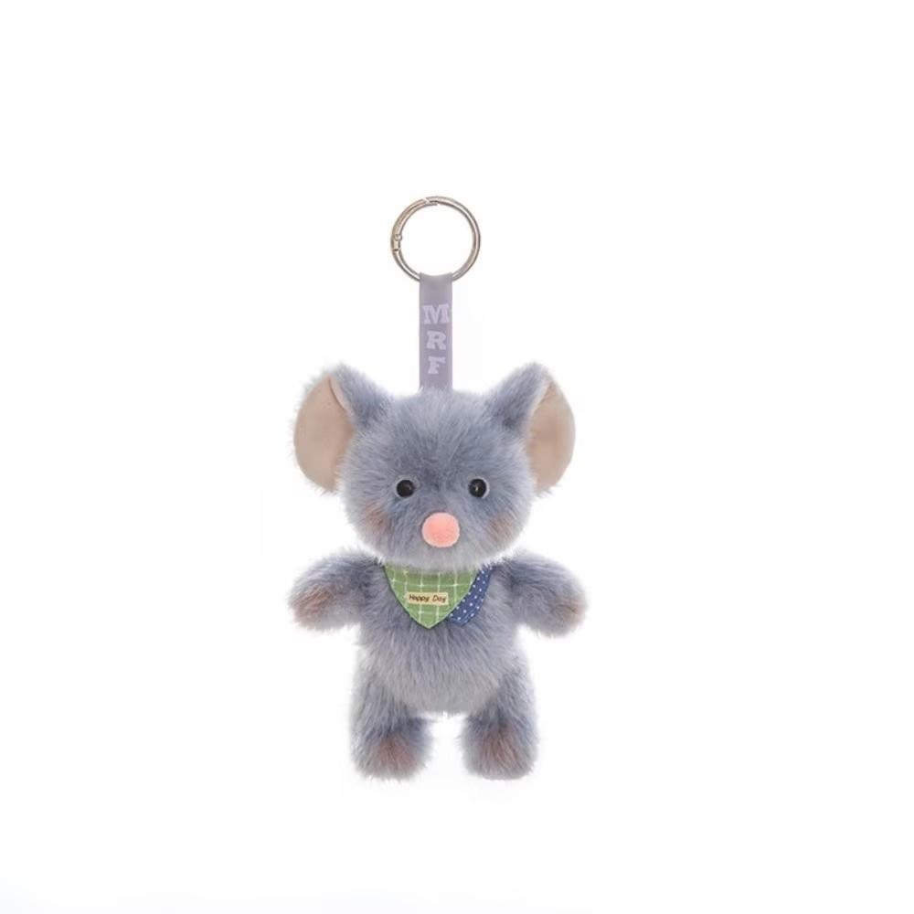 Furry Plush Animal Pendant Super Soft Plush Backpack Pendant Stuffed Doll Keyring Universal Age