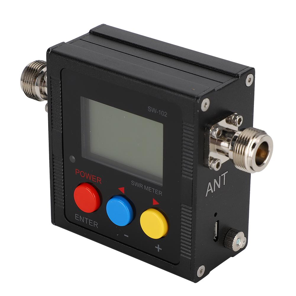 SW102 Металлический Портативный УФ-Антенна с Двойным Цифровой Дисплеем Тестер Частоты Измеритель Стоячей Волны